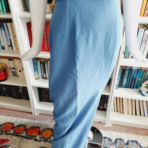 WAYF The Lenore One Shoulder Column Evening Dress - Picture 4 of 11